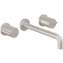 California Faucets Jalama 1.2 GPM Wall Mounted Widespread Bathroom Faucet Satin Nickel