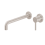 California Faucets D Street 1.2 GPM Wall Mounted Vessel Widespread Bathroom Faucet Satin Nickel