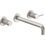 California Faucets D Street 1.2 GPM Wall Mounted Vessel Widespread Bathroom Faucet Satin Nickel