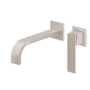 California Faucets Terra Mar 1.2 GPM Wall Mounted Vessel Widespread Bathroom Faucet Satin Nickel