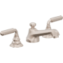California Faucets Del Mar 1.2 GPM Widespread Bathroom Faucet with Pop-Up Drain Assembly Satin Nickel