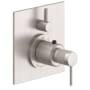 California Faucets D Street Thermostatic Valve Trim Only with Dual Lever Handles and Volume Control - Less Rough In Polished Chrome