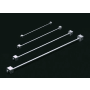 Cal Lighting 24" Line Voltage Extension Wand for HT Track Systems Frosted White