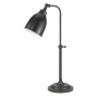 Cal Lighting Pharmacy 1 Light Pedestal Base Desk Lamp Dark Bronze