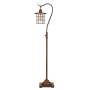 Cal Lighting Silverton 60" Tall Arc Floor Lamp Rust