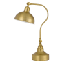 Cal Lighting Industrial 25" Tall Gooseneck Desk Lamp Antique Brass