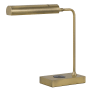 Cal Lighting Delray 18" Tall LED Accent Table Lamp Antique Brass