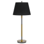 Cal Lighting Ciudad 30" Tall Buffet Table Lamp Antique Brass / Silver Gray