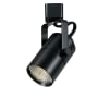 Cal Lighting Single Light 10 Watt LED Track Head with Clear Glass Disk Shade Black