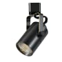 Cal Lighting Single Light 10 Watt LED Track Head with Clear Glass Disk Shade Dark Bronze