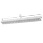 Cal Lighting Single Light 60 Watt LED Track Head with Clear Glass Rectangular Shade White