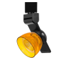 Cal Lighting H-Track 6" Tall 3000K LED Track Head Black / Clear Amber