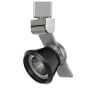 Cal Lighting H-Track 6" Tall 3000K LED Track Head Brushed Steel / Black