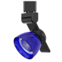 Cal Lighting H-Track 6" Tall 3000K LED Track Head Dark Bronze / Clear Blue
