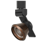 Cal Lighting H-Track 6" Tall 3000K LED Track Head Dark Bronze / Rust