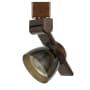 Cal Lighting H-Track 6" Tall 3000K LED Track Head Rust / Clear Smoke