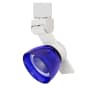 Cal Lighting H-Track 6" Tall 3000K LED Track Head White / Clear Blue