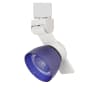 Cal Lighting H-Track 6" Tall 3000K LED Track Head White / Frosted Blue