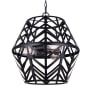 Canarm Maud 3 Light 17" Wide Pendant Black