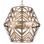 Canarm Maud 3 Light 17" Wide Pendant Painted Gold