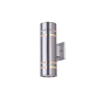 Canarm Tay 2 Light 13" High Outdoor Wall Sconce Brushed Nickel
