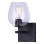 Canarm Cain Bathroom Sconce Black
