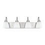 Capital Lighting Trenton 4 Light 30" Wide Bathroom Vanity Light Brushed Nickel