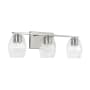 Capital Lighting Lucas 3 Light 24" Wide Bathroom Vanity Light Brushed Nickel