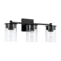 Capital Lighting Mason 3 Light 21" Wide Bathroom Vanity Light Matte Black