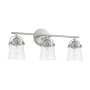 Capital Lighting Madison 3 Light 23" Wide Bathroom Vanity Light Brushed Nickel