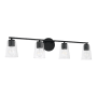 Capital Lighting Portman 4 Light 36" Wide Vanity Light Matte Black