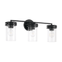 Capital Lighting Fuller 3 Light 24" Wide Vanity Light Matte Black