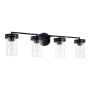 Capital Lighting Fuller 4 Light 34" Wide Vanity Light Matte Black