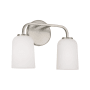 Capital Lighting Lawson 2 Light 14" Wide Vanity Light Brushed Nickel