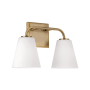 Capital Lighting Brody 2 Light 15" Wide Vanity Light Aged Brass
