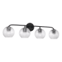 Capital Lighting Dolan 4 Light 34" Wide Vanity Light Matte Black