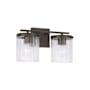 Capital Lighting Vaughn 2 Light 15" Wide Vanity Light Oil Rubbed Bronze