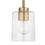 Capital Lighting Greyson 5" Wide Mini Pendant Aged Brass