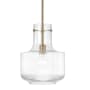 Capital Lighting Nyla 11" Wide Abstract Pendant Aged Brass