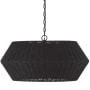 Capital Lighting Boca 6 Light 30" Wide Drum Chandelier Matte Black