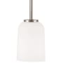 Capital Lighting Lawson 5" Wide Mini Pendant Brushed Nickel