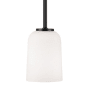 Capital Lighting Lawson 5" Wide Mini Pendant Matte Black