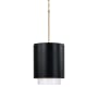 Capital Lighting Weller 12" Wide Pendant Matte Brass / Black