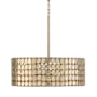 Capital Lighting Eliana 4 Light 22" Wide Pendant Champagne Brass