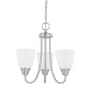 Capital Lighting Trenton 3 Light 15" Wide Chandelier Brushed Nickel