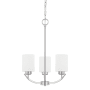Capital Lighting Dixon 3 Light 17" Wide Chandelier Brushed Nickel