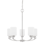 Capital Lighting Dixon 5 Light 23" Wide Chandelier Brushed Nickel
