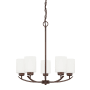 Capital Lighting Dixon 5 Light 23" Wide Chandelier Bronze