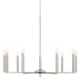 Capital Lighting Portman 9 Light 34" Wide Candle Style Chandelier Brushed Nickel