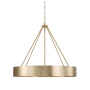 Capital Lighting Weller 4 Light 28" Wide Ring Chandelier Matte Brass